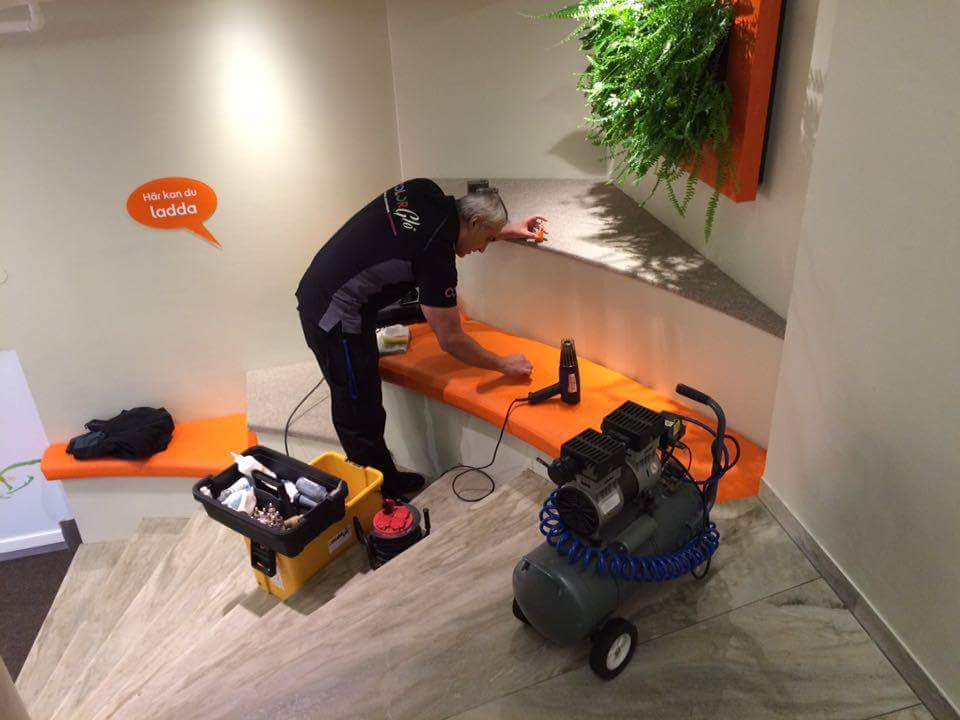 Interiør i offentlig miljø